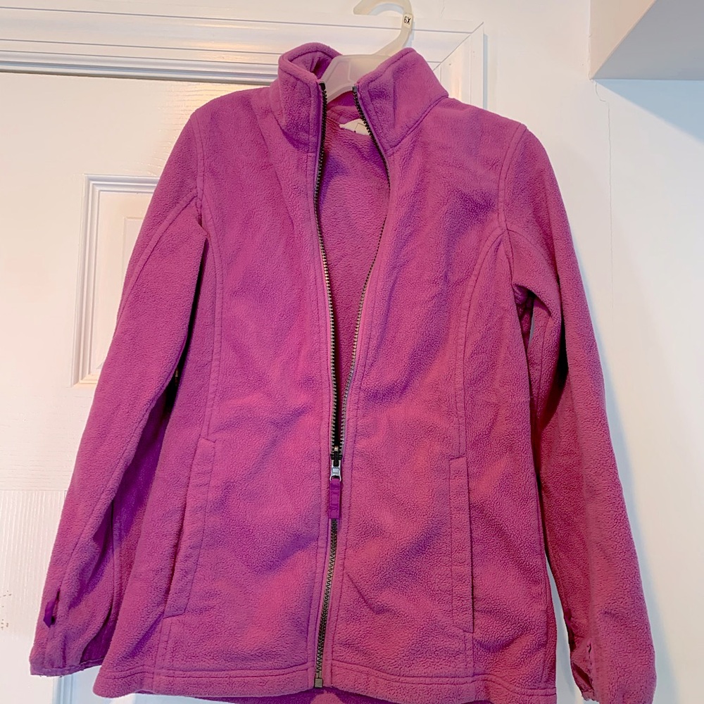 Kids mid-weight fleece full zip